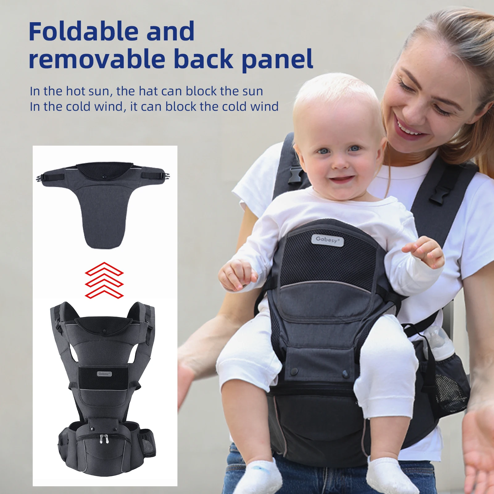 13 In 1 Baby Growth Carrier Newborn to Toddler - Image 1