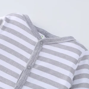 2pcs Zip Footed Rompers - Thumbnail Image 2