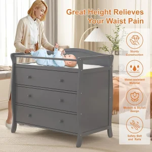 3 Drawers Baby Changing Station